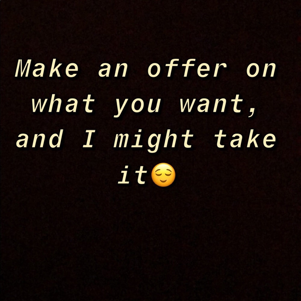 Make an offer